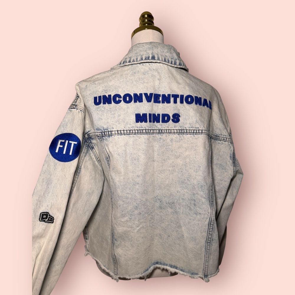 UNIVERSITY FIT NYC ORIGINAL Unconventional Minds Denim Jacket